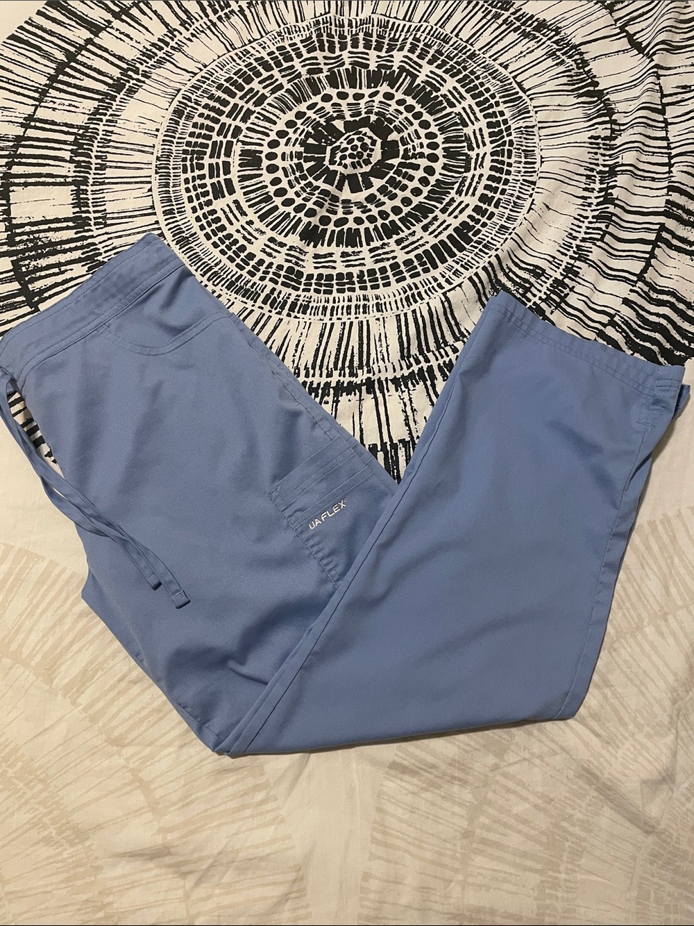 Unbranded Women’s Light Blue Drawstring Pants - Comfortable Flex Fit